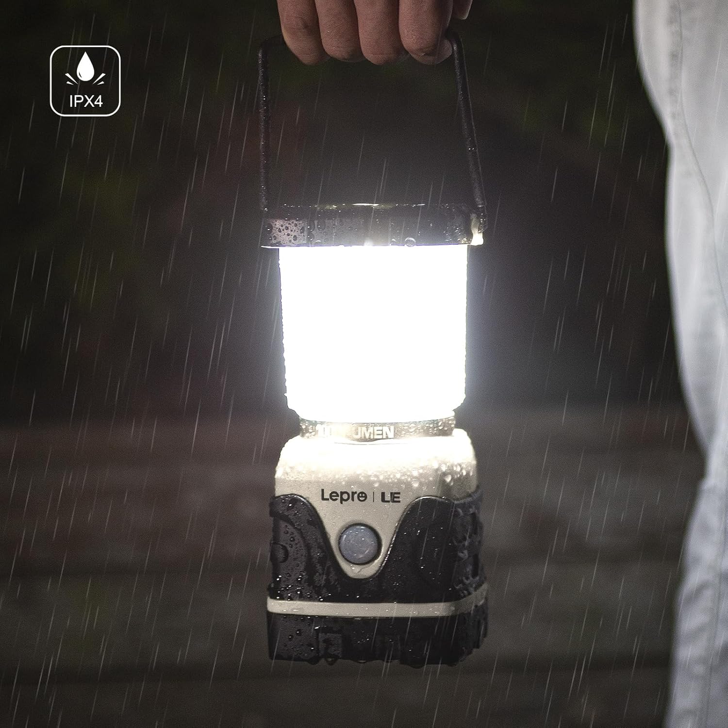 Lepro Battery Powered LED Camping Lantern (White, Waterproof, 1000LM, 4 Lighting Modes) - Image 6