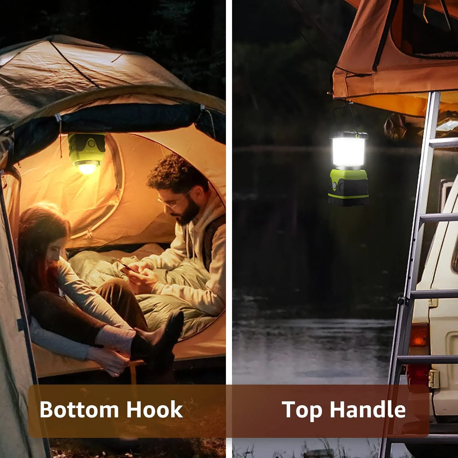Lepro Battery Powered LED Camping Lantern (Green, Waterproof, 1000LM, 4 Lighting Modes) - Image 5