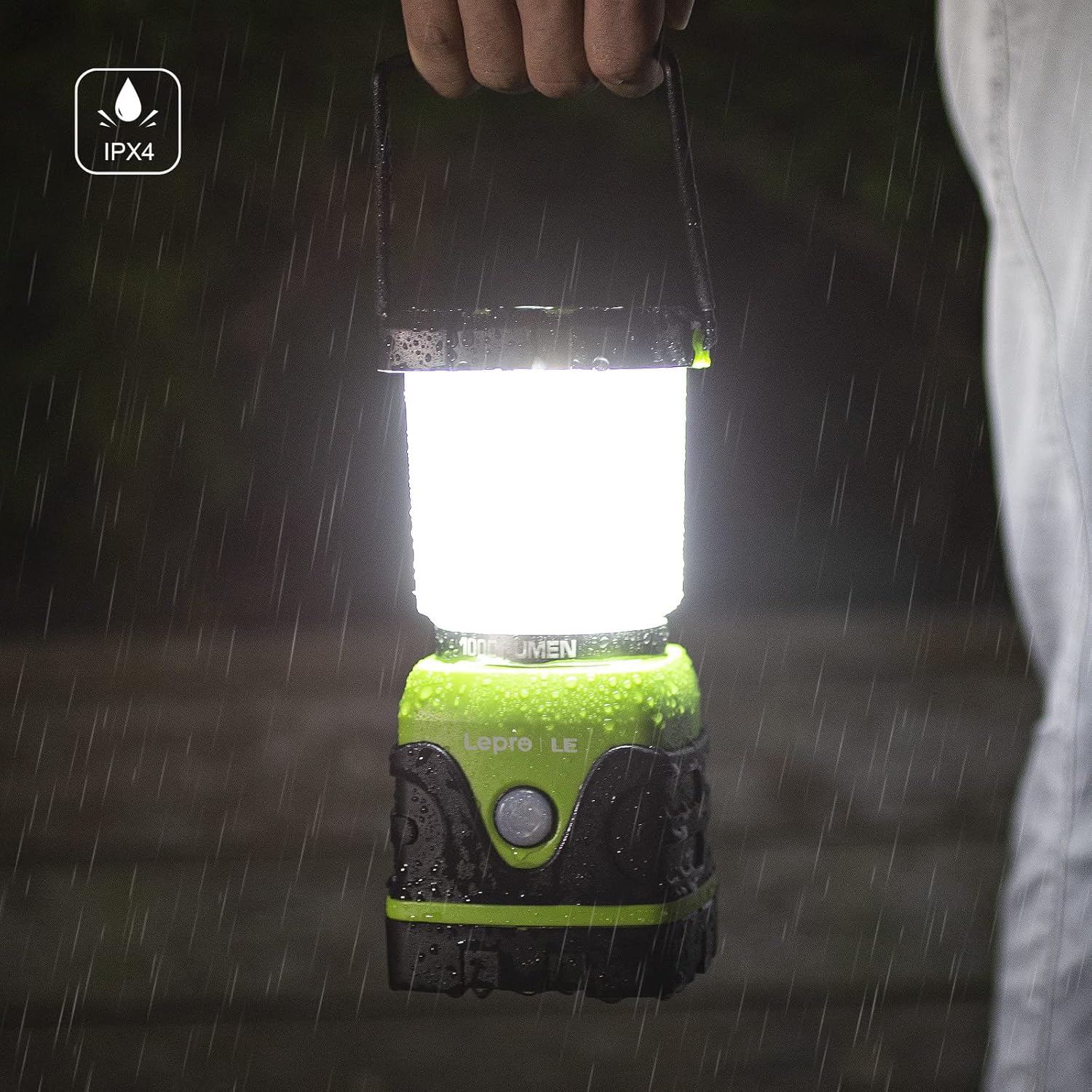 Lepro Battery Powered LED Camping Lantern (Green, Waterproof, 1000LM, 4 Lighting Modes) - Image 6