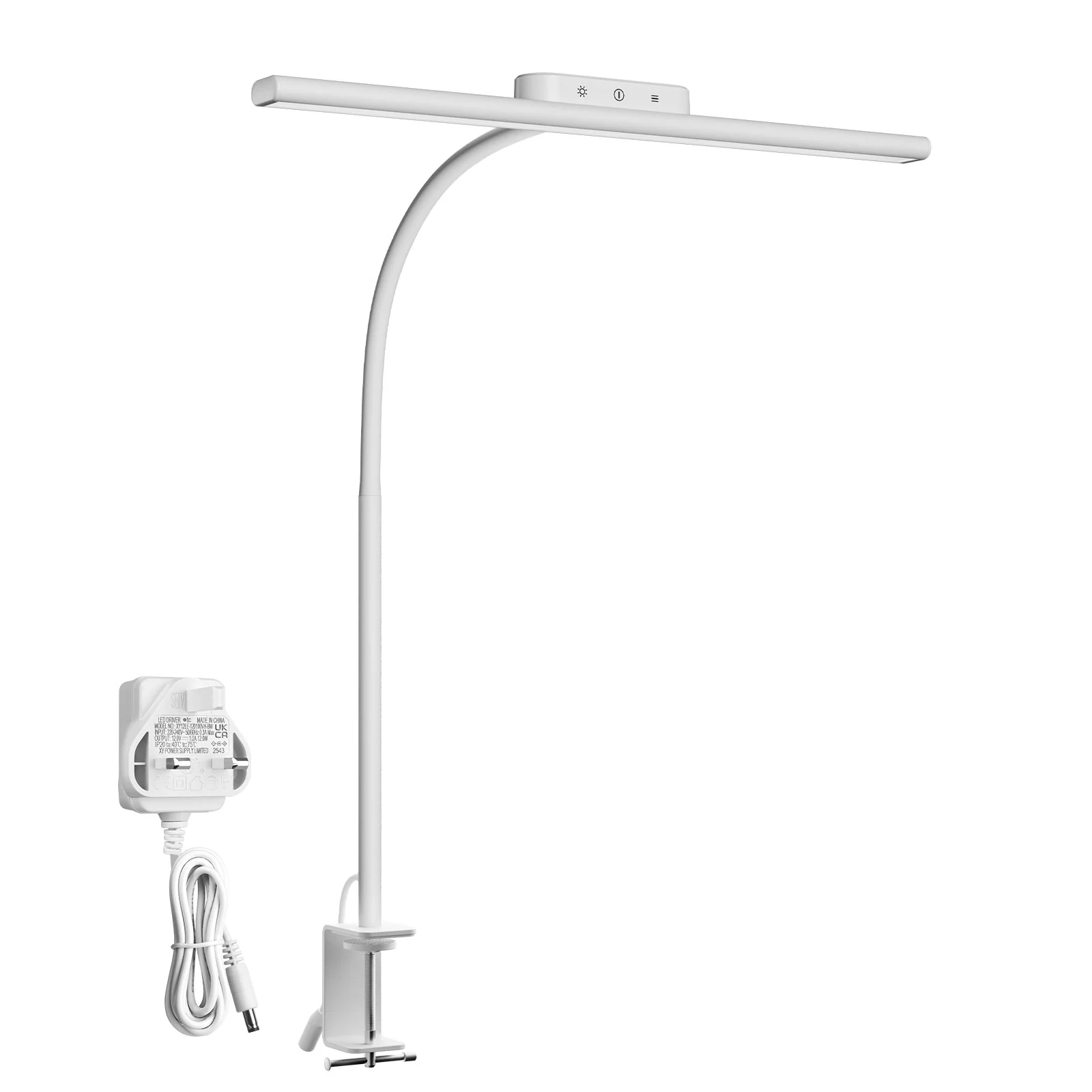Lepro Led Desk Lamp for Home Office, Metal Architect Lamp with Clamp, 11W 750LM Eye-Caring Task Light, 25 Lighting Modes, Flexible Gooseneck for Monitor, Workbench, Drafting, Crafts, Reading - Image 4