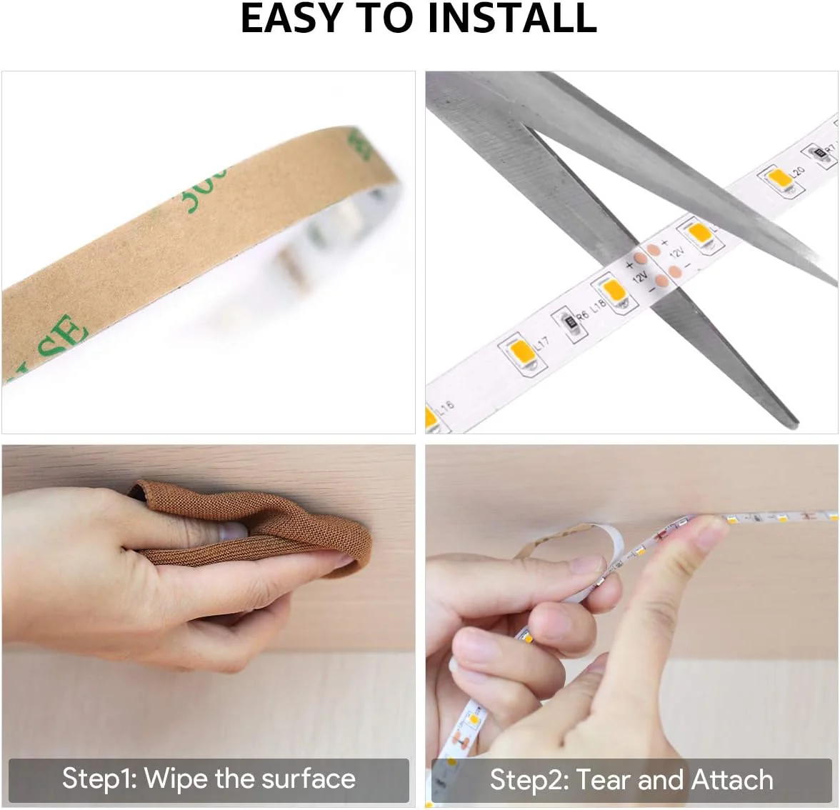 Lepro LED Strip Light (Dimmable, Warm White) - Image 7