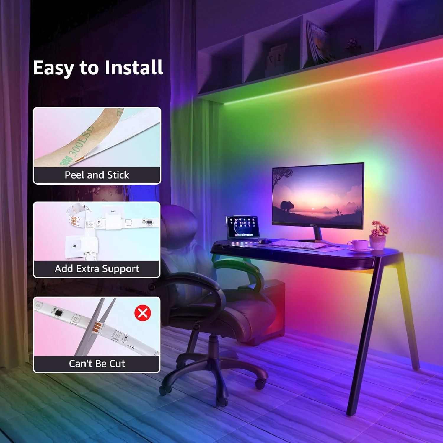 Lepro Magic Color LED Strip Lights 65.6ft - Image 9