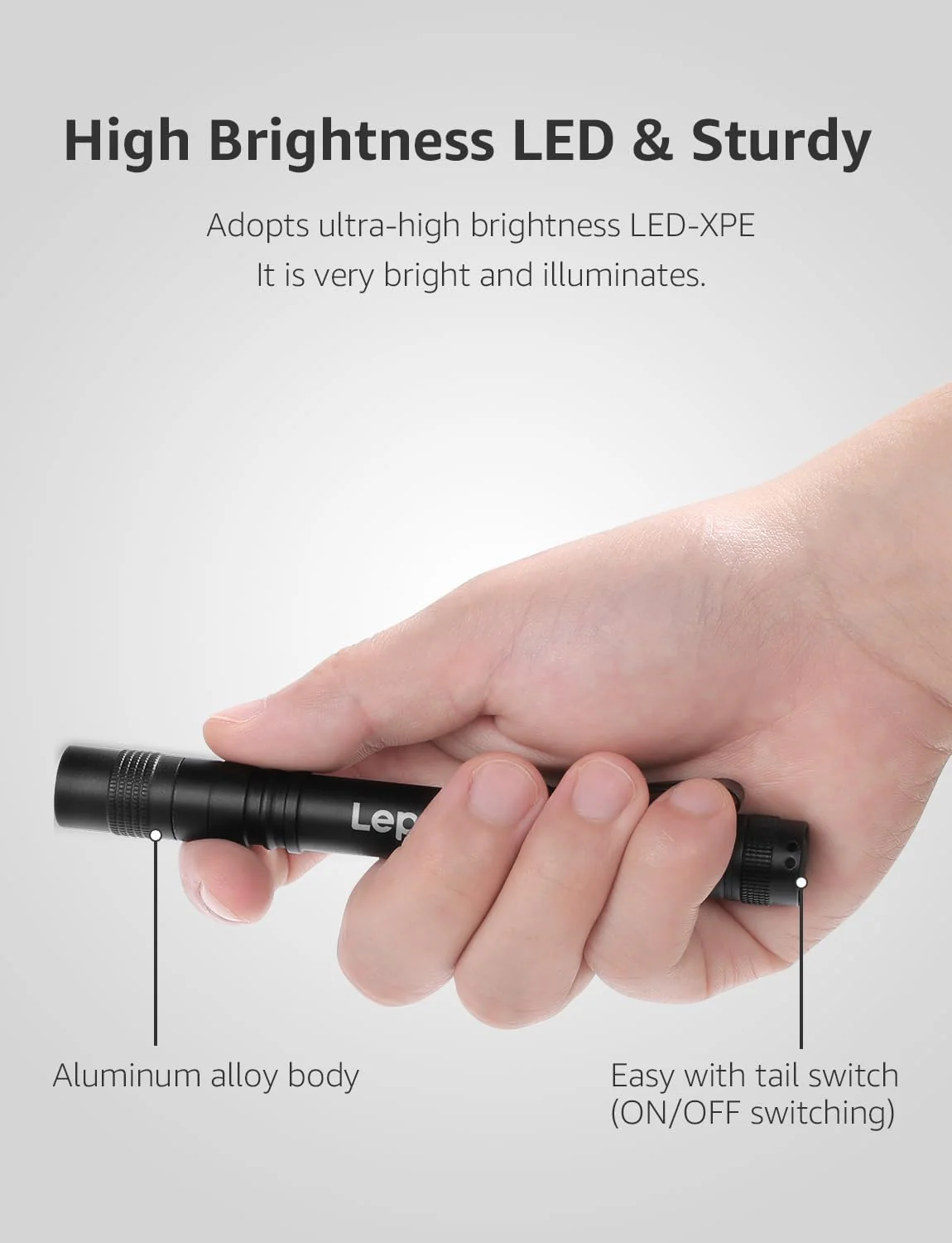 Lepro Portable Pocket LED Pen Flashlight (2 Pack) - Image 5