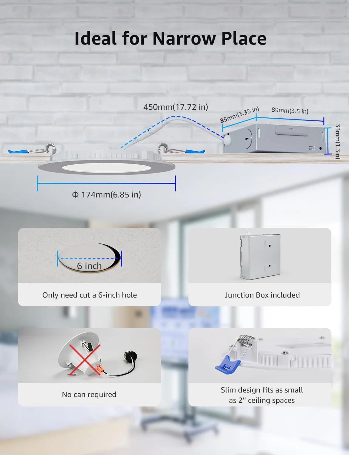 Lepro R2 AI LED Recessed Light - Image 7