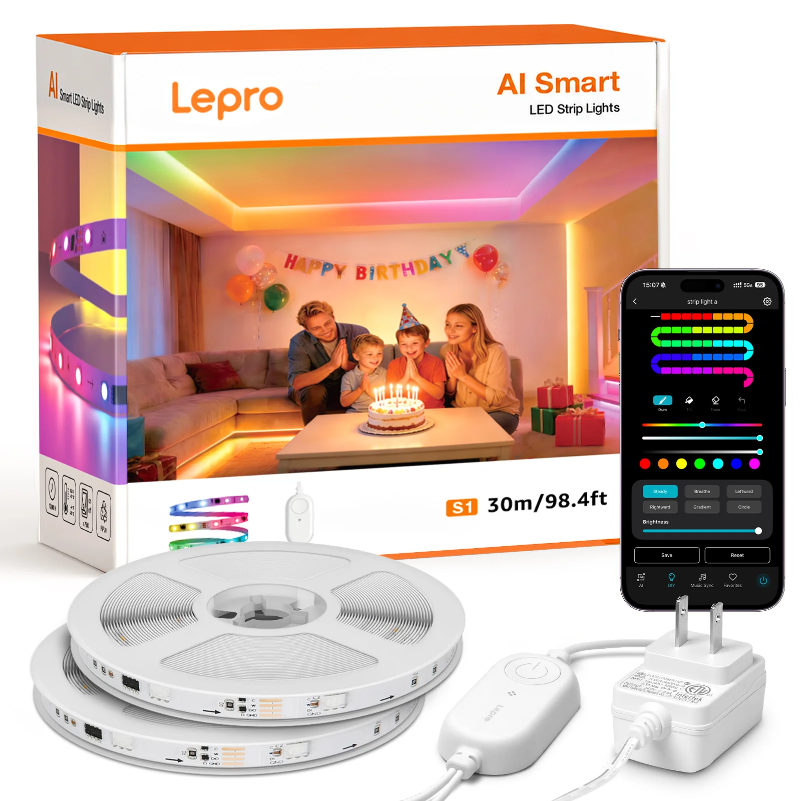 Lepro S1 Smart LED Strip Lights with AI Features - Image 5