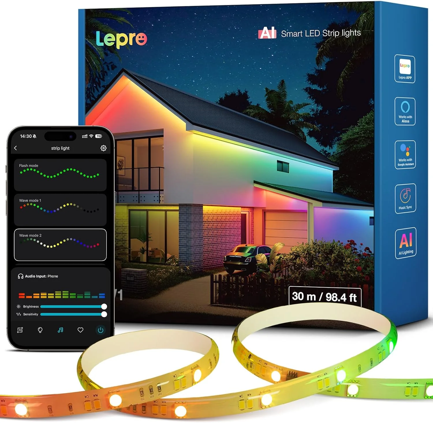 Lepro SW1 AI Smart Outdoor LED Strip Lights - Image 11