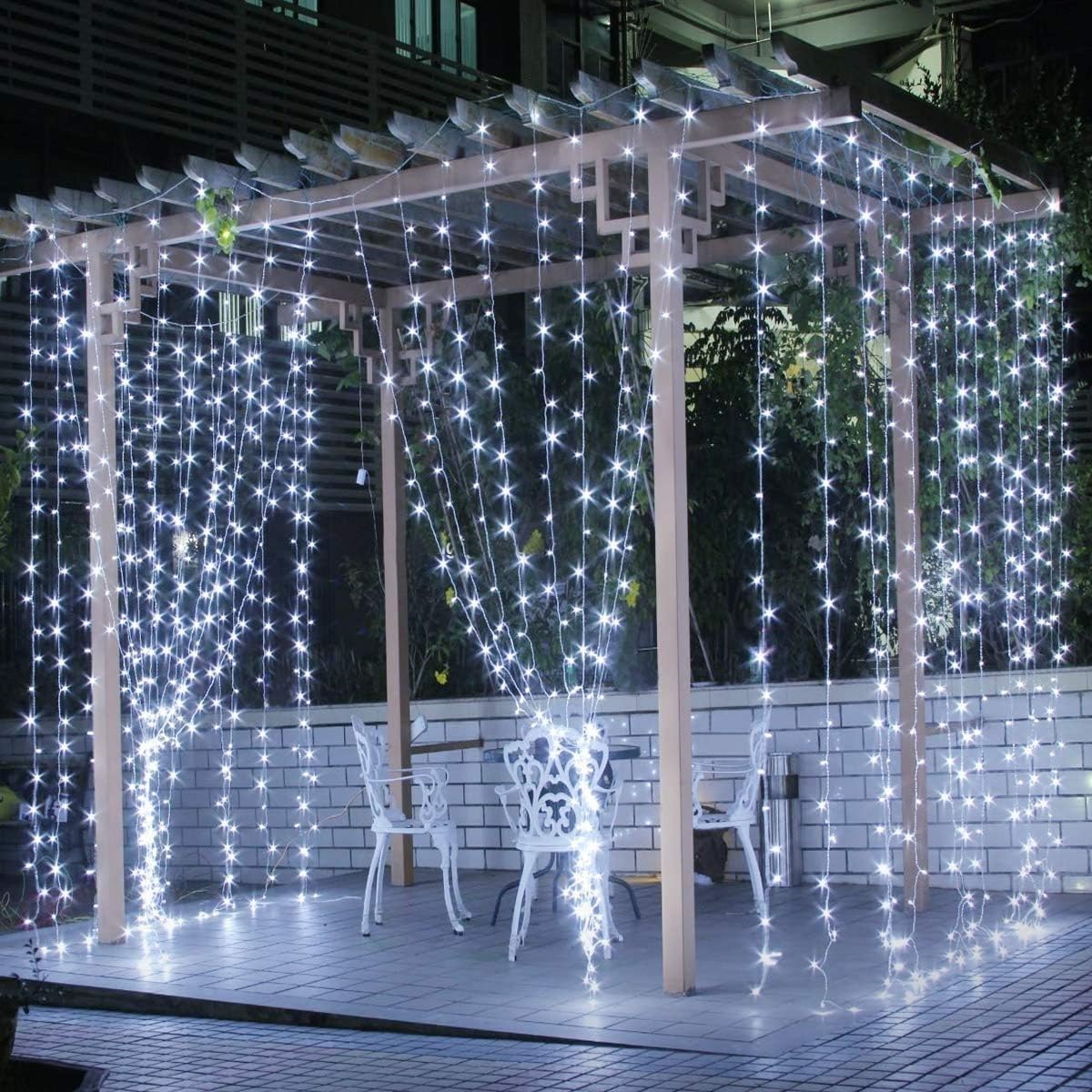 Lepro Fairy Curtain Lights (Cool White, for Modern Party & Festive Decor) - Image 5